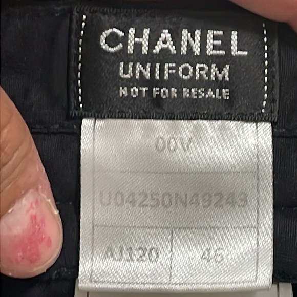 (J) Chanel Men's Uniform Wool Trousers Size 32/30 - Picture 4 of 11